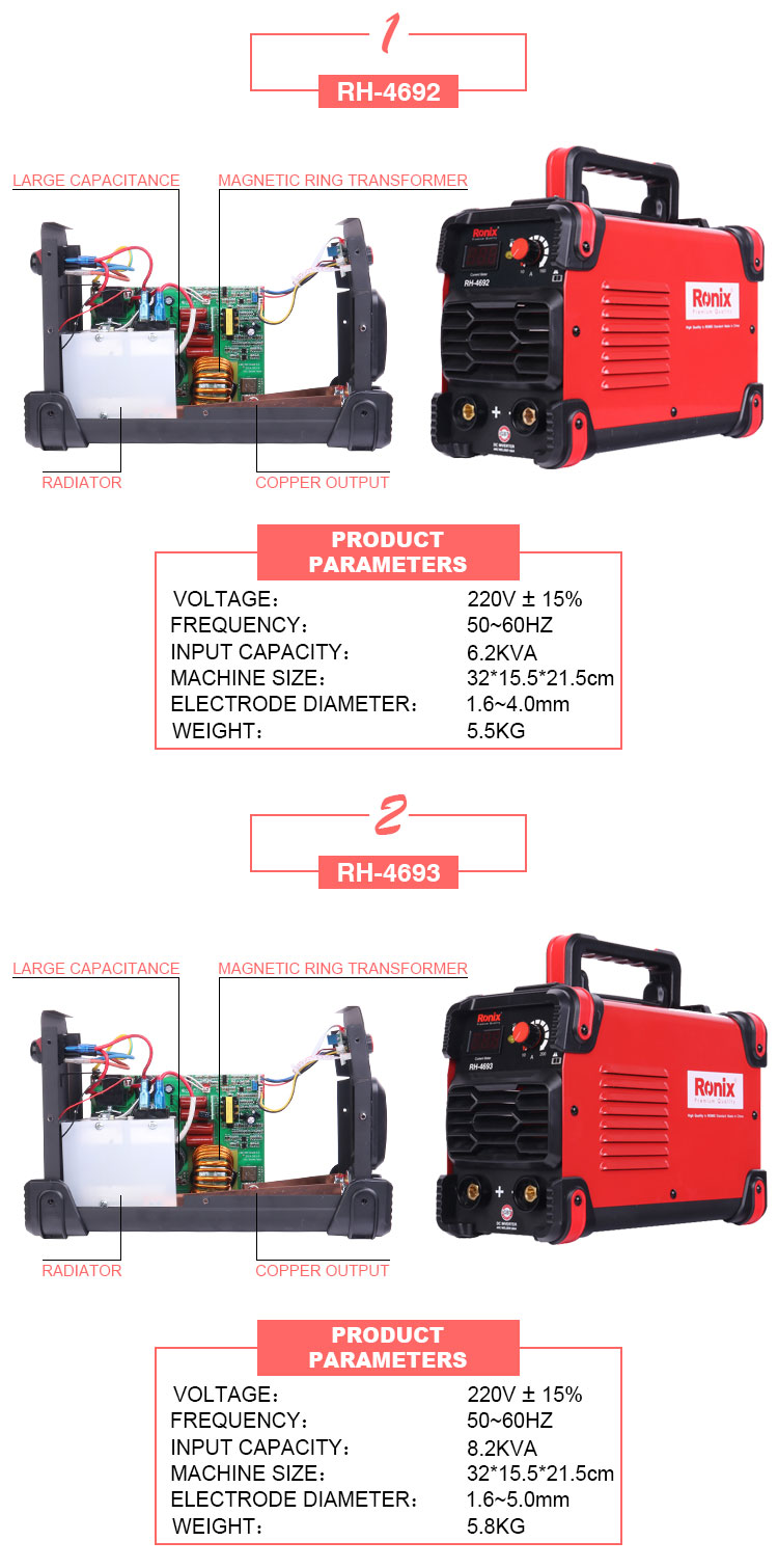 Ronix Tool Wholesale arc welding machine suppliers company for stainless steel-8