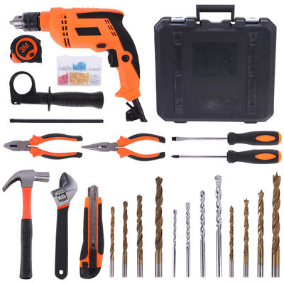 2021 Ronix Professional ROX010-1 Electric Power Tools Kit Impact Drill Combo Set Box With Various Cordless Hand Tools