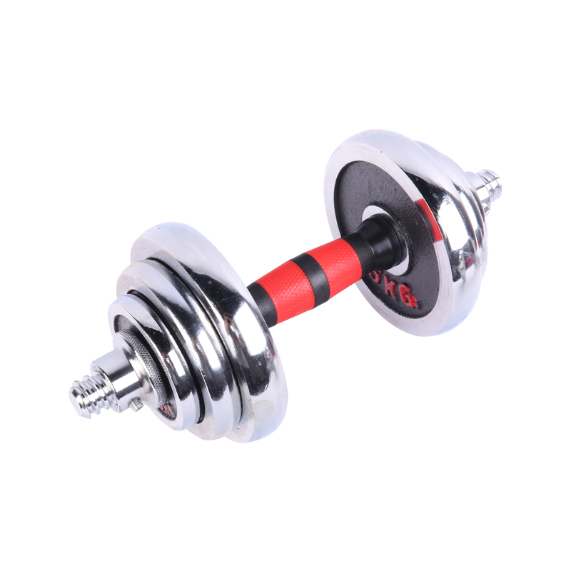 Ronix ST1809 15/20/30/50kg Electroplating Plate Cast Iron Weights Cheap Adjustable Dumbbell Set