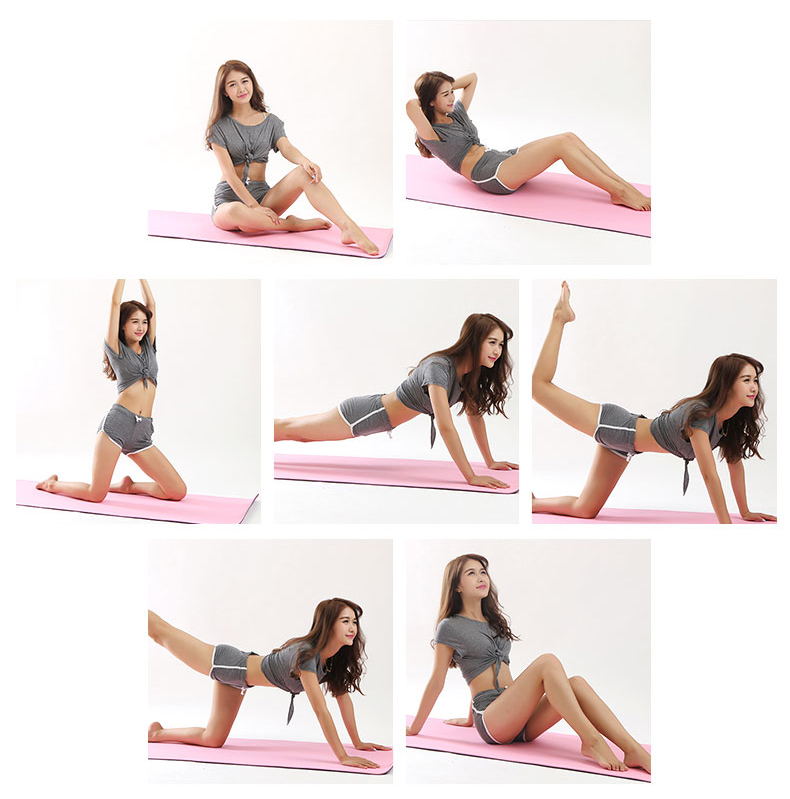 Sports Tools Yoga Mat Eco Friendly Pilates TPE Anti-slip YG5211